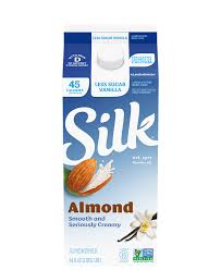 less sugar vanilla almondmilk silk
