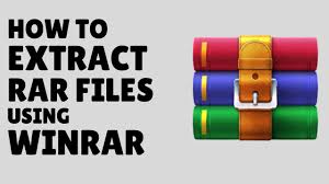 open rar files extract rar file