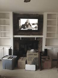 Our Plaster Fireplace Reveal Halfway