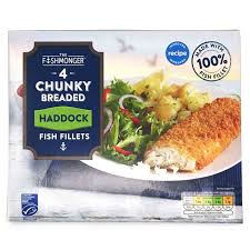 chunky breaded haddock fillets 500g