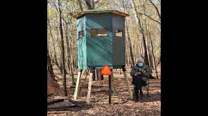 how to build a hexagon deer blind the