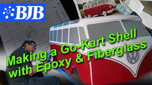This is only a commentary on making bodies for go kart's. Epoxy Fiberglass Tutorial Vw Microbus Electric Go Kart Shell Youtube