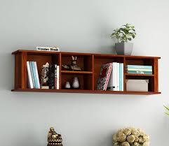 wooden wall shelves in india