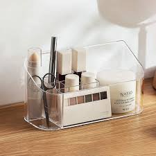 makeup tray organizer bathroom cabinet