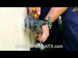 how to replace a hose bib on outside of
