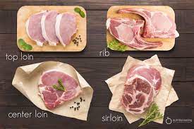 pork chop protein per oz nutritioneering