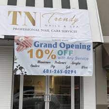 open for business trendy nails spa