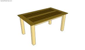 Outdoor Table Plans Free Garden Plans