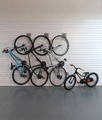 Rotating J Hook Slatwall Bike Storage