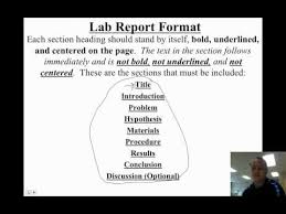 How To Write Design Report inside How To Write A Good Lab Report