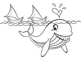 Cara menggambar ikan paus pembunuh youtube yaitu gambar. Gambar Mewarnai Ikan Paus Contoh Gambar Mewarnai