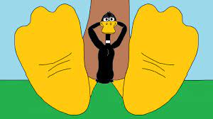 Daffy duck feet