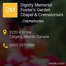 dignity memorial foster s garden chapel