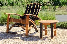 Recycled Barrel Furniture Makes Outdoor