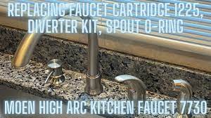 how to replace a moen high arc faucet