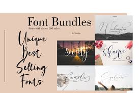 Features more than 13,500 free fonts. Best Seller Font Bundles Stunning Script Fonts Creative Market