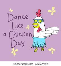 Happy Dance Like Chicken Day Stock Vector (Royalty Free) 632609459 |  Shutterstock
