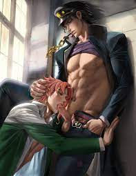 Jotaro x kakyoin nsfw