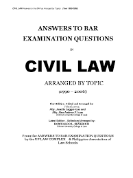 Pdf From The Answers To Bar Examination Questions By The Up