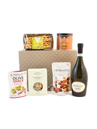 prosecco gift with tasty gourmet treats