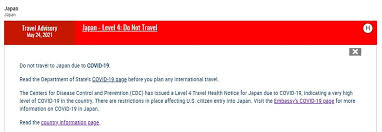 Ibiza raised to level 3 restrictions. U S Raises Travel Advisory On Japan To Highest Level 4 Do Not Travel Yonhap News Agency