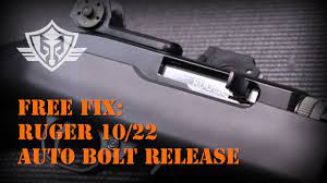 free fix ruger 10 22 auto bolt release