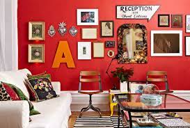 what goes with red walls