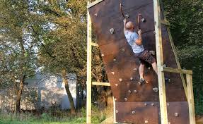 Woody Diy Outdoor Rock Climbing Wall