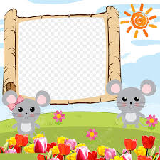 cartoon picture frame png picture