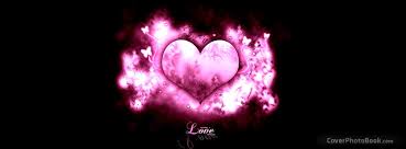 beautiful pink love facebook cover love