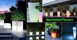 17 Illuminated Planters How To Make A