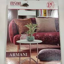 Armani Red Decor Sofa Fabric