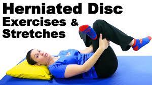 herniated disc exercises stretches