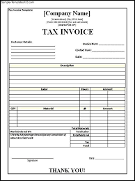 View Invoice Template Word Format Images