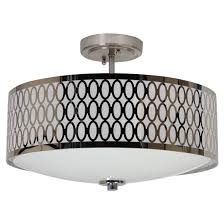 All our ceiling fixtures come in a choice of 6 different plated finishes. Uberhaus Ceiling Light Semi Flush Chrome 2 Light Cel 051 Rona