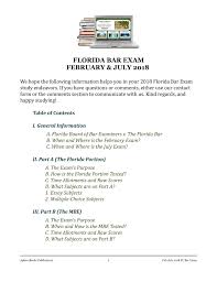 2018 Feb July Fl Bar Exam Flipbook Pages 1 12 Text
