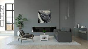 color furniture goes with gray walls