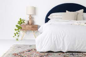 Harmony Arch Queen Bedhead Navy Blue