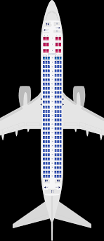 boeing 737 900er seat maps specs