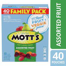 mott s fruit flavored snacks orted