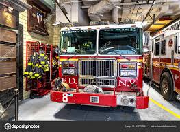 new york city usa march 2020 fire truck
