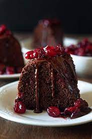 Chocolate Cranberry Cake gambar png