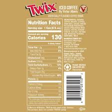 4 twix iced coffee cans by victor allen