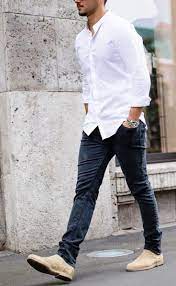 For a comfortable boho look, loose fitting, flowy clothes and skirts fit in nicely with the more rugged chelsea boot style. Men S Style Guide How To Wear Chelsea Boots And Jeans Mens Fashion Jeans Boots And Jeans Men Mens Style Guide