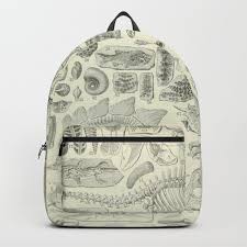 Fossil Chart Backpack By Bluespecsstudio