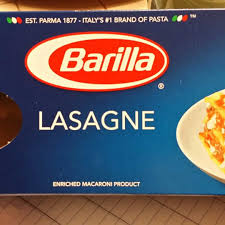 barilla lasagne pasta and nutrition facts