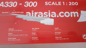 airasia airbus a330 300 1 200 model
