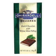 ghirardelli dark chocolate mint squares