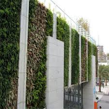 park decoration artificial plants wall