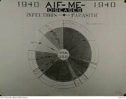 Military History Section Melbourne Vic 1940 Pie Chart Of